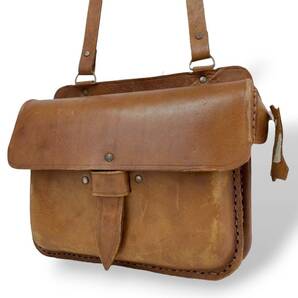 【B4024】 ショルダーバッグ メッセンジャーバッグ ライトブラウン オールレザー 本革 レディース カジュアル フラップ サッチェル