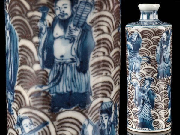 Yahoo!オークション -「染付 花瓶」(骨董陶磁器一般) (中国、朝鮮半島