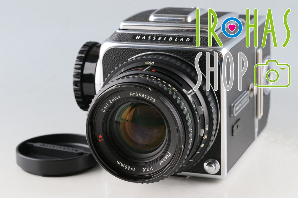 Hasselblad 500C/M + Carl Zeiss Planar T* 80mm F/2.8 C Lens + A12 #61735E1