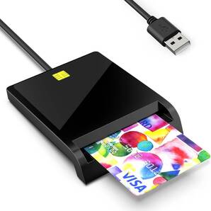 【送料無料】○ICカードリーダーライター USB接続 マイナンバカード ICチップ 国税電子申告 納税システム e-Tax対応(新品・未使用)