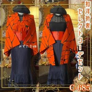 和洋折衷コーデ 羽織 セレクト4点セット アバンギャルドな傾き C-685