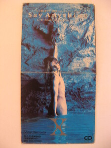 ◆8cmCD◆X◆Say Anything/Silent Jealousy (Live Version)◆X JAPAN◆国内盤