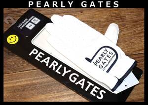 送料無料 特価即決【未使用】 PEARLY GATES ★ 左手用 片手 ゴルフ グローブ (SS/17~18cm)★ パーリーゲイツ 手袋 053-2985205 白 併