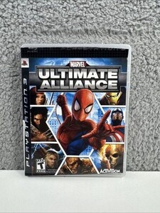 Marvel: Ultimate Alliance 2006 Sony Playstation 3 PS3 CIB Complete Video Game 海外 即決