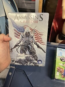 アサシン クリードIII PS3 プレイステーション スティールブック ゲーム+マニュアル - 良好コンディション!! 海外 即決