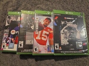 Xbox Series X/One 4 Games All Sports 21-22 Lot. Factory Sealed. 海外 即決