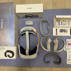 美品 Pico4 8GB+256GB 【BOBOVR P4 ヘッドストラップ+AMVRフェイスクッション】セット