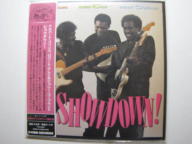 美品　アルバート・コリンズ、ロバート・クレイ＆ジョニー・コープランド　『ショウダ