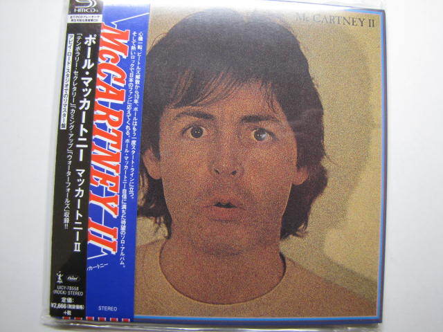 未開封新品　紙ジャケ　ポール・マッカ―トニー『マッカートニーⅡ』　高品質SHM-