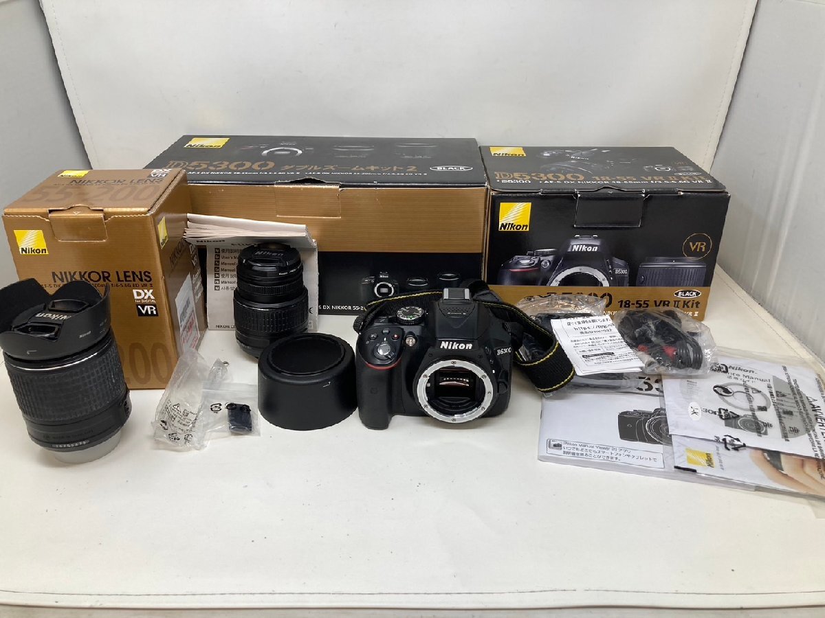 ニコン D5300 ダブルズームキット [ブラック] オークション比較 - 価格.com