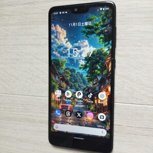 「Android one S8」 ペールブルー S8-KC 割と綺麗です SIMロック解除済 RAM4GB.ROM64GB Android13 大容量バッテリー