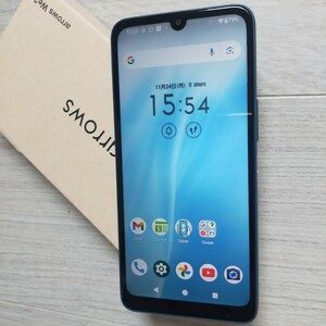 FCNT 「arrows We 2」 ネイビーグリーン 使用頻度極少の美品 デュアルSIMでesim対応 Android15 年配の方にも優しいモデル FCG02