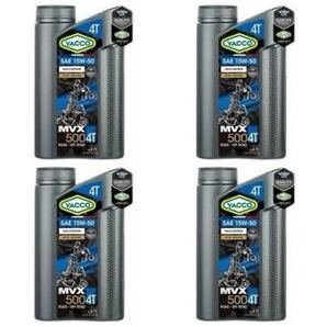 YACCO MVX 500 4T 15W-50 MA2 1L -4本セット b