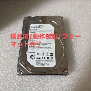 D8:(動作保証/フォーマット完了/使用0時間)★ 3TB ★ Seagate Barracuda HDD【 ST3000DM001 】3.5インチHDD
