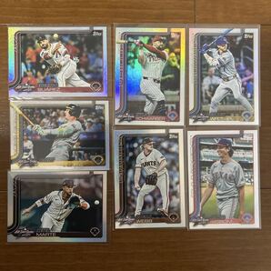 2025年 topps updateオールスターリフレクターカード 7枚 MLB