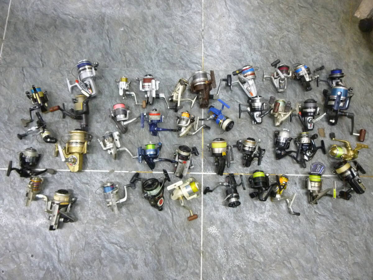 35個ジャンクリール　SHIMANO DAIWA などまとめ売り 35個ジャンクリール SHIMANO DAIWA などまとめ売り