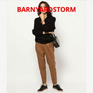 2、3回着用★ BARNYARDSTORM カルゼZIPパンツ キャメル564