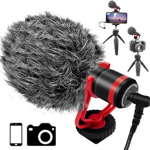 日常使い 商品 高音質スマホカメラマイク DSLR用 インタビューマイクiPho