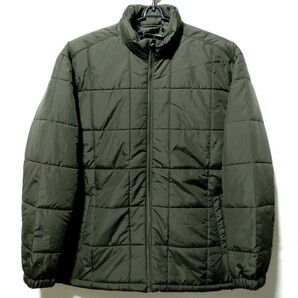 特価/未使用【サイズ=4L(3XL)】ノーブランド/メンズ/中綿/パディング/ジャケット/胸囲=110~118cm/khaki