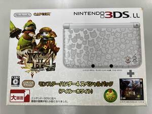 ニンテンドー3DSLL モンスターハンター4 スペシャルパック アイルーホワイト(ソフト欠品)