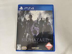 1円スタート PS4 バイオハザード6 PLJM-80204