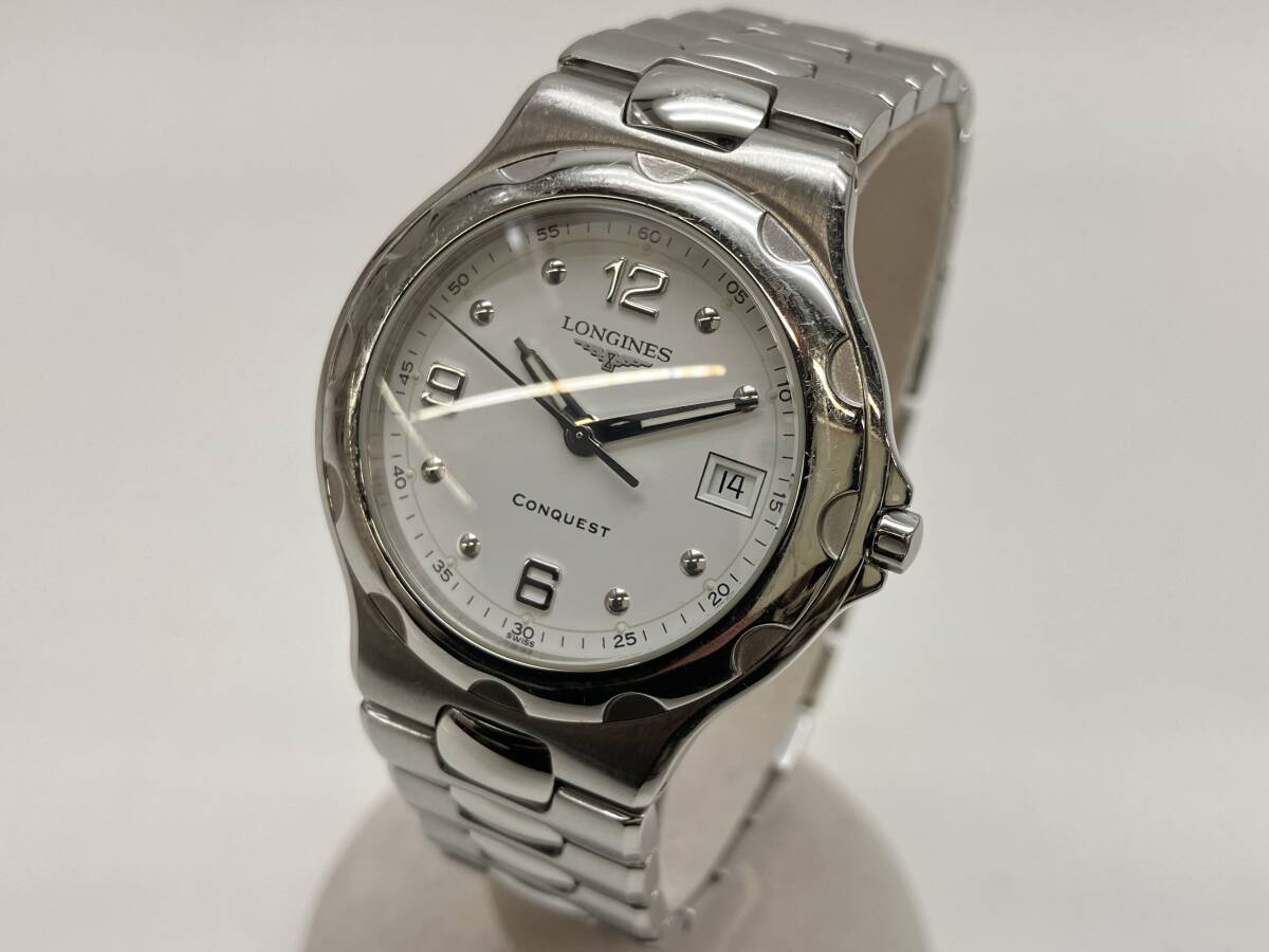 ロンジン　コンクエスト　シルバー　腕時計　コマ付き　ジャンク Yahoo!オークション -「ロンジン コンクエスト ジャンク」(ブランド