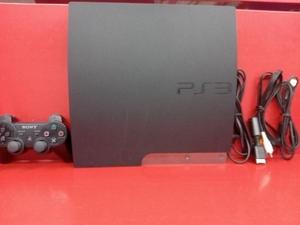 ジャンク 本体キズ、汚れ。コントローラー不具合。写真に写してる物のみです。 PlayStation3:チャコール・ブラック(160GB)(CECH2500A)