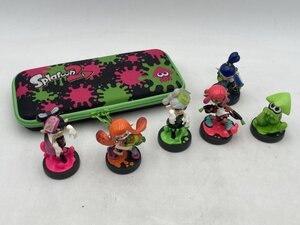 【中古現状品】スプラトゥーン amiibo セット Nintendo フィギュア アミーボ スプラトゥーン まとめ ソフトケース 付 ZA3A-S60-11E47