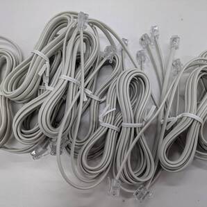 モジュラー線 モジュラーケーブル 6極4芯 10本セット