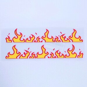 ファイヤーパターン ステッカー