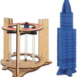 空飛ぶスペースロケット 知育玩具 6歳以上