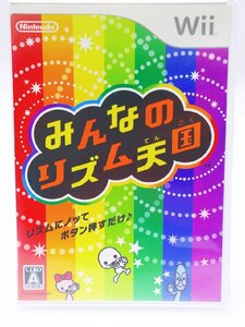 【質Banana】中古!Nintendo/任天堂 みんなのリズム天国 Wiiソフト 現状渡し♪.。.:*・゜
