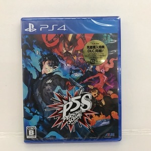 4328 【新品/未開封】PS4ソフト P5S PERSONA5 SCRAMBLE The Phantom Strikers ペルソナ 12歳以上対象