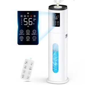 加湿器 大容量 9L 【2025年冬新登場・知能恒湿・4重除菌浄化】 超音波加湿器 タワー型 AIスマート 空気清浄 アロマ対応