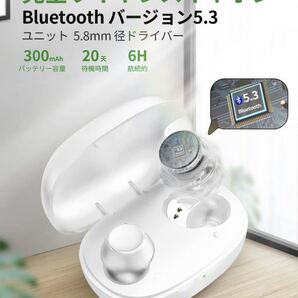 bluetooth5.3 イヤホン】 bluetooth5.3 ワイヤレスイヤホン 小型/軽量 イヤホン Bluetooth HiFi ブルートゥース AAC対応