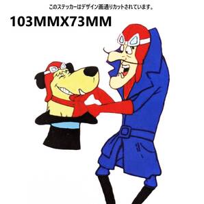 GW93-03 特価 ヴィンテージスタイル チキチキマシン猛レース ステッカー ケンケン WACKY RACES かわいい レトロ ガレージ