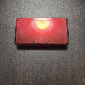 【ジャンク品】ニンテンドー3DS CTR-001 レッド 動作未確認 1円出品