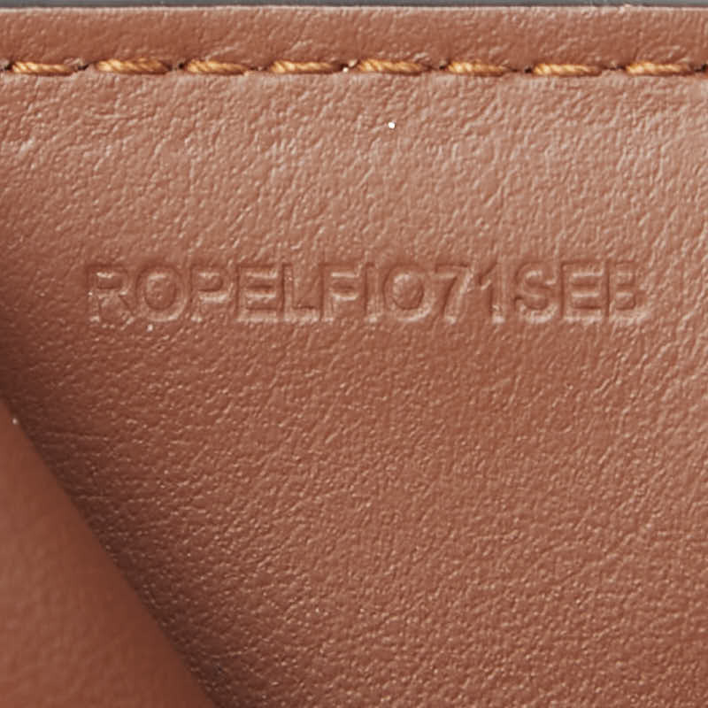 バーバリー TBモノグラム 三つ折り財布 ブラウン マルチカラー PVC レザー レディース BURBERRY 【中古】_サムネイル画像8