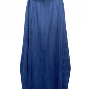プリーツプリーズ イッセイミヤケ PLEATS PLEASE プリーツ スカート ロング イージー PP41JG165 ブルー size 3