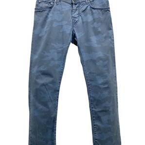 ヤコブコーエン JACOB COHEN パンツ TYPE 622.C PW622 COMF-H コットン ストレッチ 迷彩 カモフラ ブルー size 32 メンズ