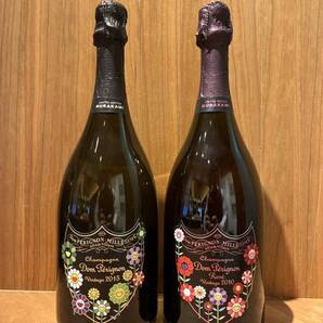 Dom Perignonと村上隆氏のコラボレーションシャンパン、ロゼ 2010と2015の2本セット