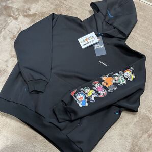 最新作限定モデル 新品正規品 ジャックバニー パーリーゲイツ サイズ2 完売サイズ ドラえもんコラボ フーディ ブラック 送料無料