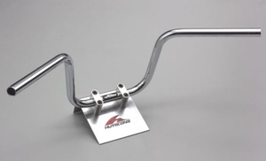 ハリケーン HB0069C-01 ★ POLICE 5型 ポリス Φ22.2mm ハンドルバー スチール 検)メッキ クローム コンドル バー セパ ハン パイ