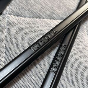 マッドブラック TOYOTA カスタムペイントナンバーフレーム TRD モデリスタ GRMN など BLACK