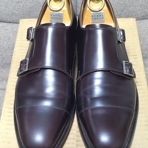 ■REGAL パターンオーダー ダブルモンクストラップシューズ 茶系 25.5㎝ 送料無料 REGAL Built to order system