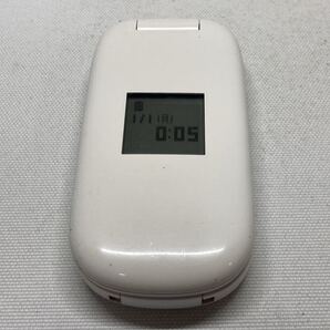 美品 docomo ドコモ FOMA F883i FUJITSU 富士通 らくらくホンベーシックS 携帯電話 ガラケー ホワイト j01b224dd