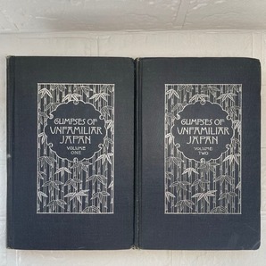 ラフカディオ・ハーン『知られぬ日本の面影』 1巻,2巻セット 1894年 初版 Lafcadio Hearn 小泉八雲 古書 洋書 英語 アンカット本