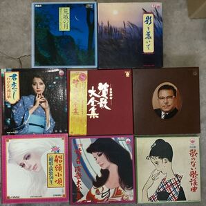 歌謡曲 演歌 厚物【8セット】SF1029-6 流行歌 軽音楽 まとめて まとめ売り LPレコード 大量