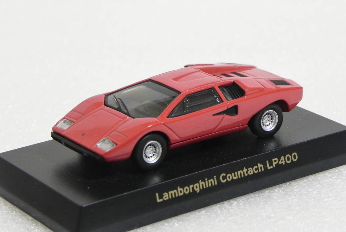  Kyosho 1/64 Lamborghini счетчик kLP400 красный коробка * карта нет 