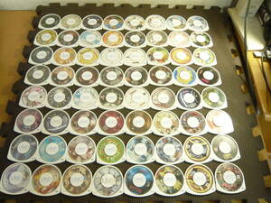 ユ)ソフトのみ!PSPソフト64個セット《いろいろまとめて 信長の野望(天翔記)/俺たちのサバゲ―/NEED FOR SPEED 他》ジャンク